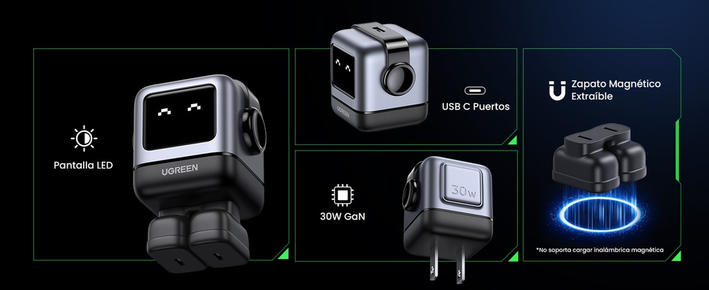 CUBO ROBOT 30W UGREEN 