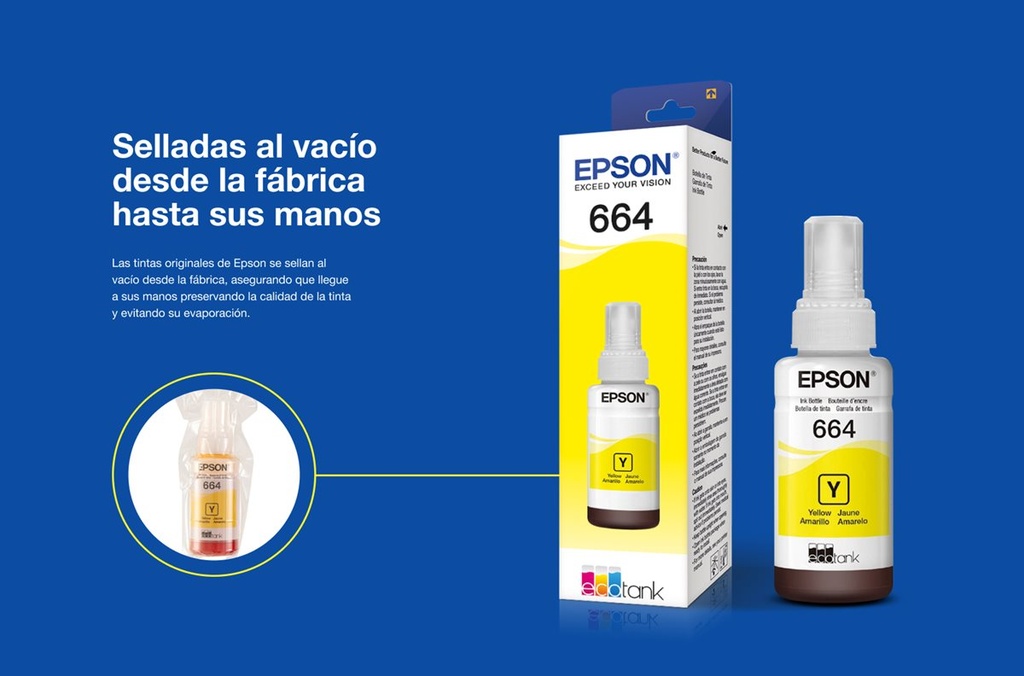 TINTA EPSON T644 YELLOW 