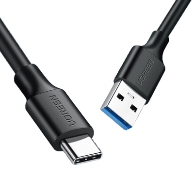 UGREEN USB-A 3.0 A USB-C  CABLE NICKEL 2M  