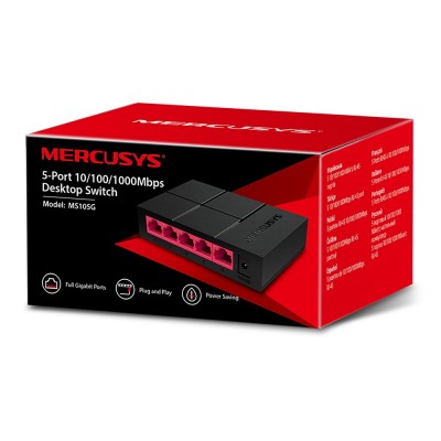 SWITCH MERCUSYS 5 PUERTOS