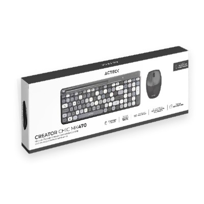 KIT TECLADO Y MOUSE ACTECK MK470 