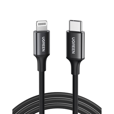 CABLE USB-C LIGHTNING NICKEL UGREEN 